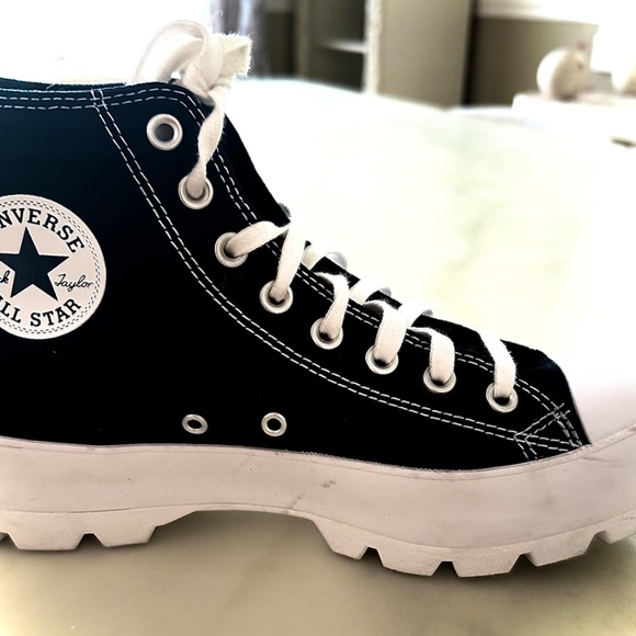 Converse Chuck Taylor All Star Lift Platform Canvas High Top sneakers women’s - Picture 4 of 6